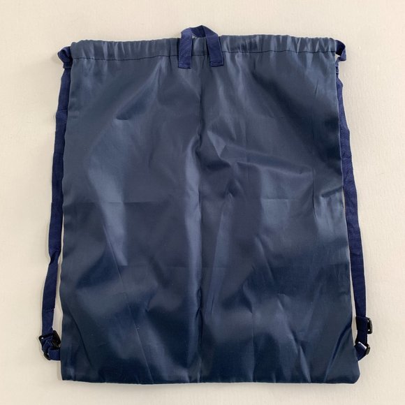 SKECHERS Brand New Unisex Drawstring Backpack Blue 100% Polyester Lightweight - Picture 3 of 14